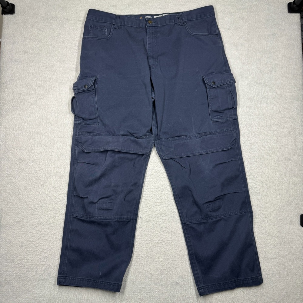 LAPCO FR Cargo Pants Blue Flame‎ Resistant Workwear Moisture Wicking Men's 40x34